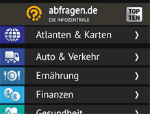 Tablet Screenshot of abfragen.de